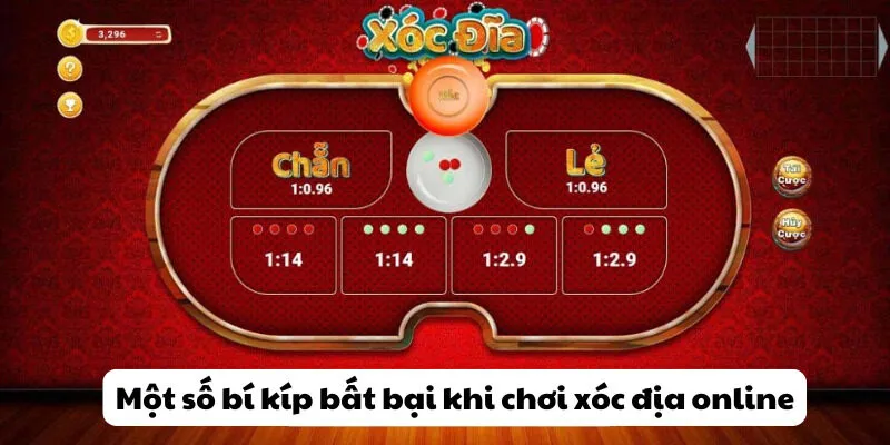 Một số bí kíp bất bại khi chơi xóc địa online